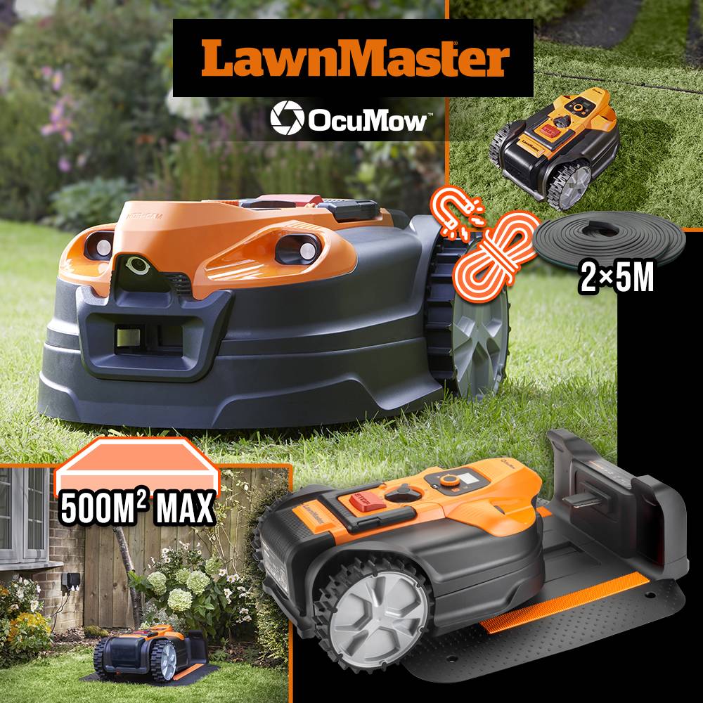 Lawn Master - Robot tondeuse autonome 24V sans fil périmétrique avec station de charge - Max 500m² - Image 5