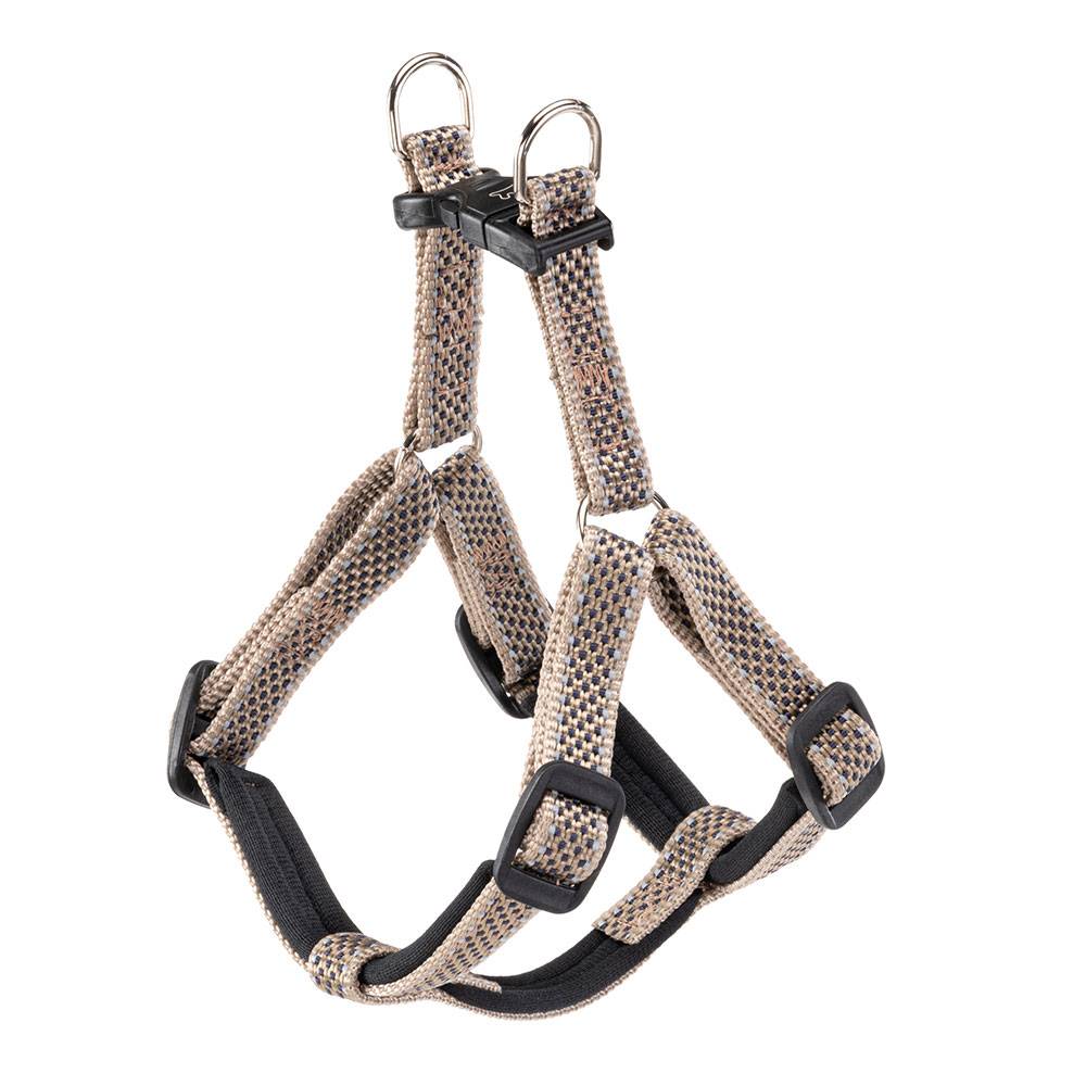 Ferplast - Harnais pour Petits Chiens Réfléchissant DAYTONA DELUXE SMALL, Rembourré, Marron-Noir - Imagen 1