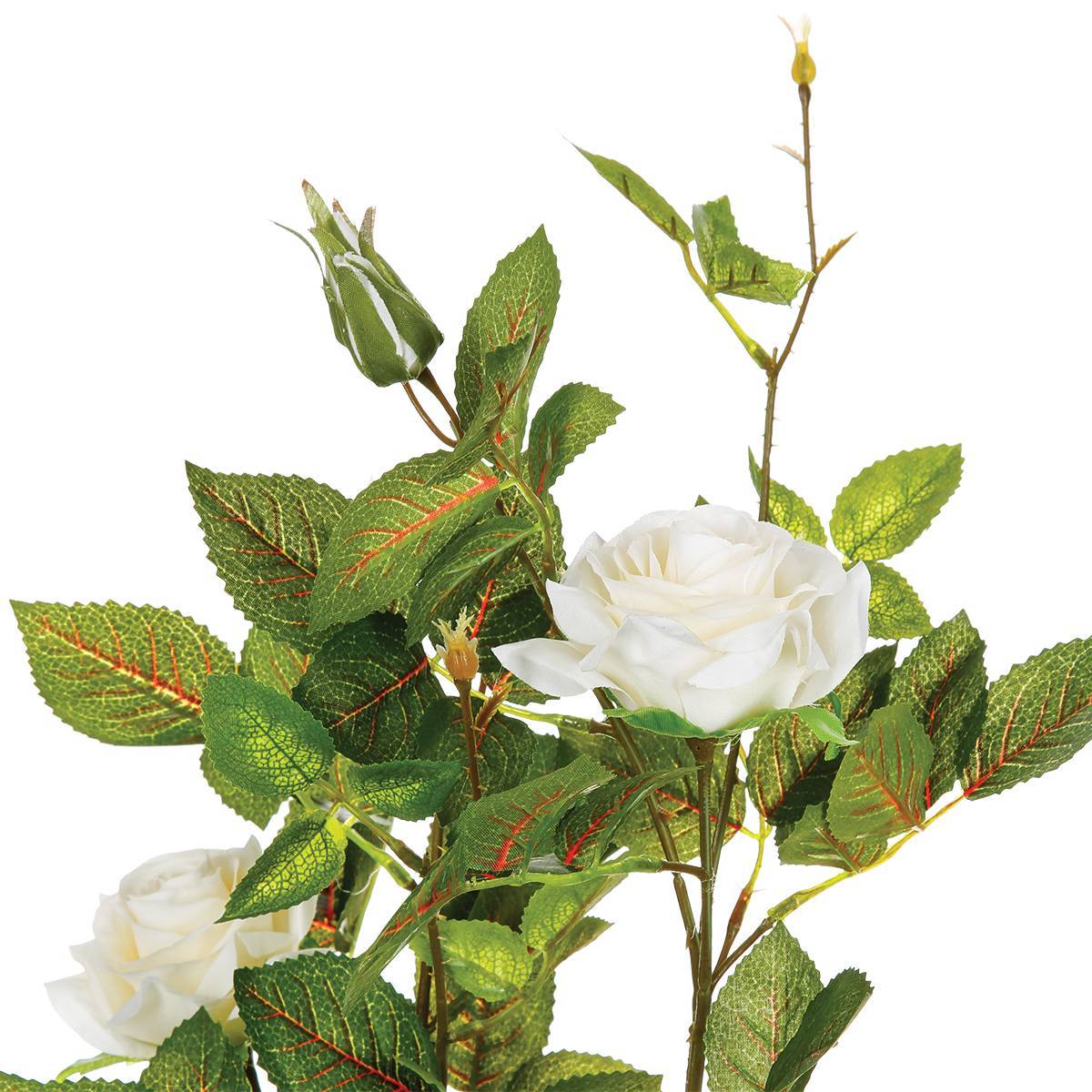 Atmosphera - Rosier artificiel pot ciment H50cm - Atmosphera Créateur d'intérieur - Imagen 3