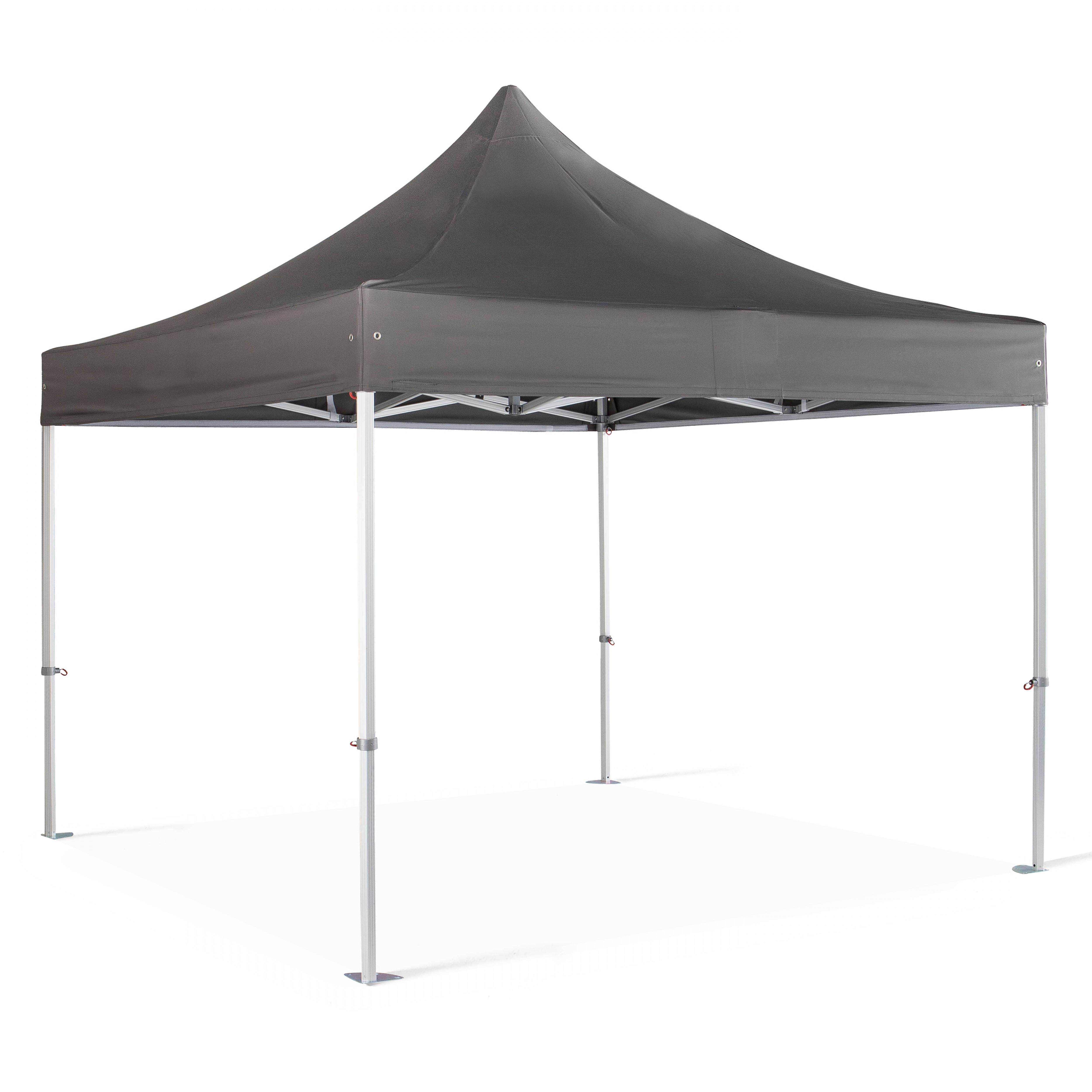 Oviala - Tente pliante M2 en aluminium 3x3m 480g/m² 50mm gris PRO 50 - Oviala - Imagen 1