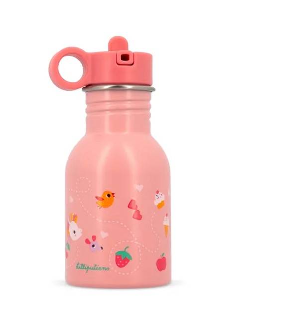 Vaisselle enfant Lilliputiens Gourde Jeanne le chat 400ml