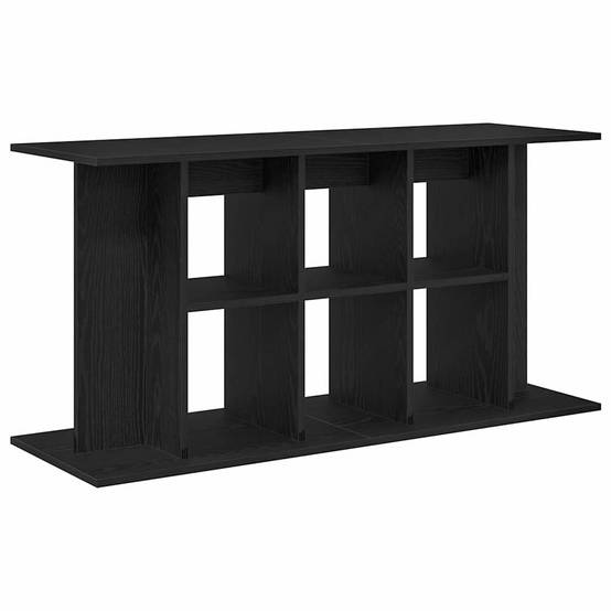 Meuble pour aquarium extra large Chêne Noir 120x40x60 cm avec Étagères - ComfortXL Outdoor Living - Image 2