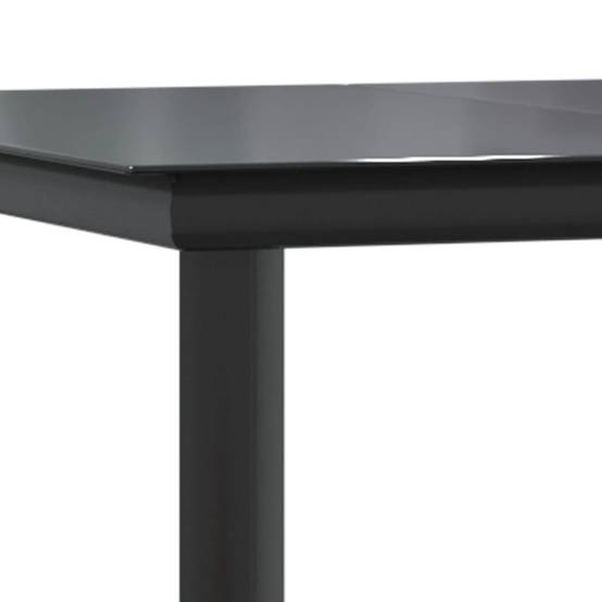 Ensemble repas jardin 2P résine tressée fauteuils relax pour terrasse balcon Noir– ComfortXL Outdoor Living - Image 8