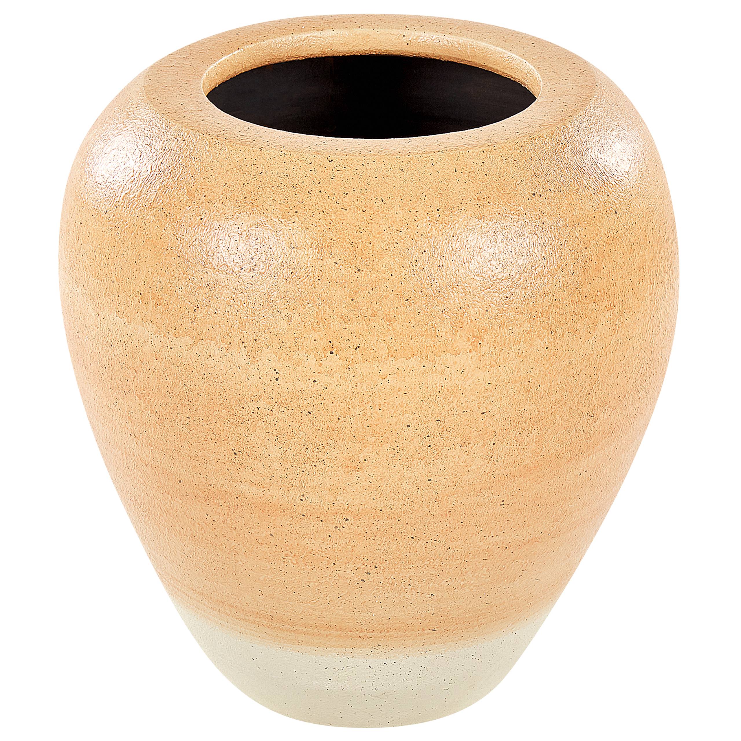 Beliani - Vase décoratif Terre cuite Marron clair SKIONE - 30x30x34- Beliani - Image 2