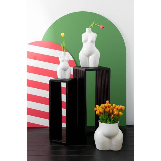 Vase Déco Corps "Femme" 32cm Blanc - Image 2