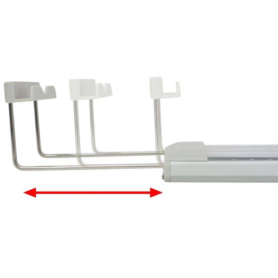 Rampe LED Aquarium Aluminium Lumière Blanche et Bleue pour Plantes 120-130 cm - ComfortXL Outdoor Living - Image 6