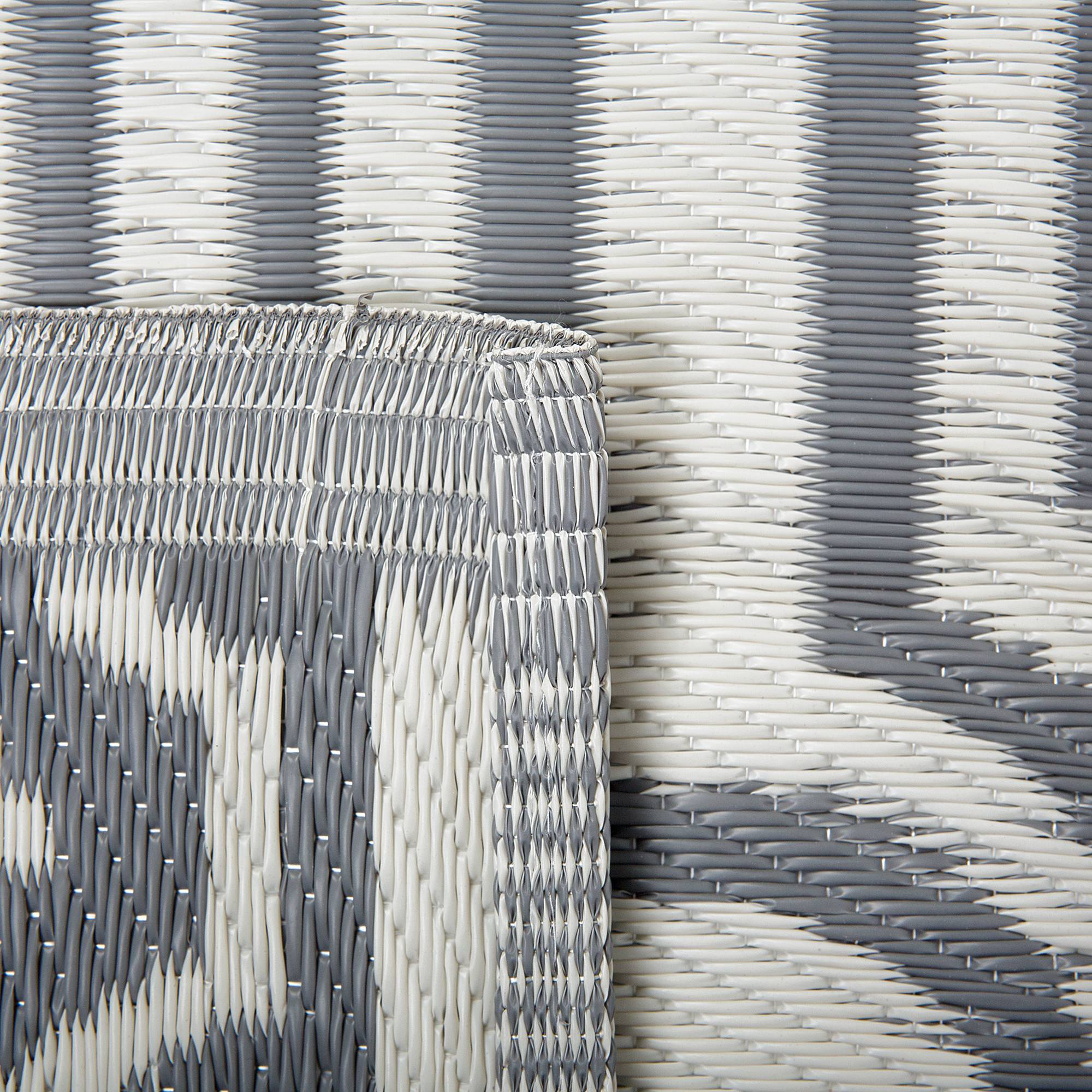 Beliani - Tapis d'extérieur Polypropylène Gris BIDAR - Beliani - Imagen 5