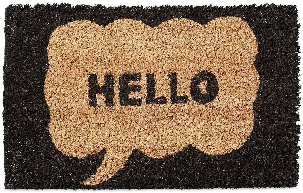 Helloshop26 - Mini paillasson tapis de sol porte d’entrée essuie-pieds enfants fibres coco - Imagen 1