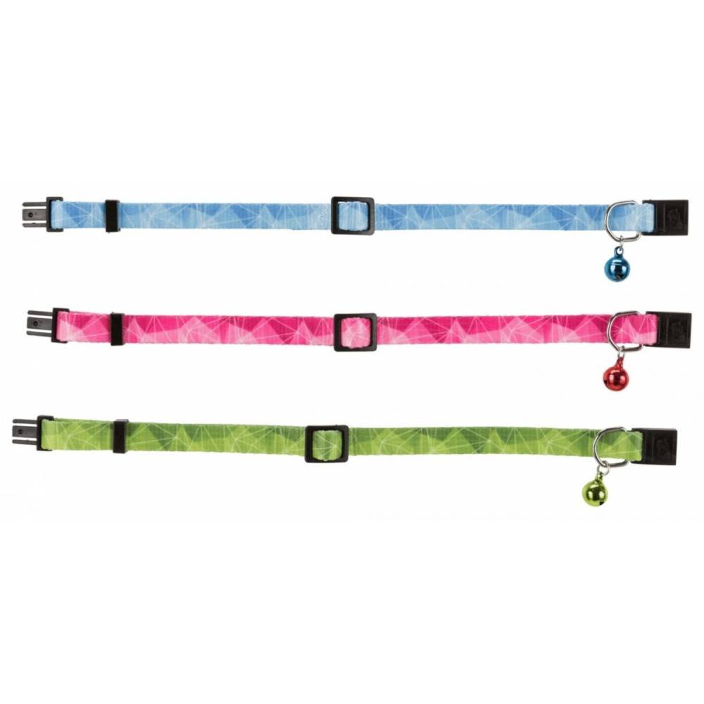 Trixie - Collier pour chat en polyester avec impression graphique coloris aléatoires - Imagen 1