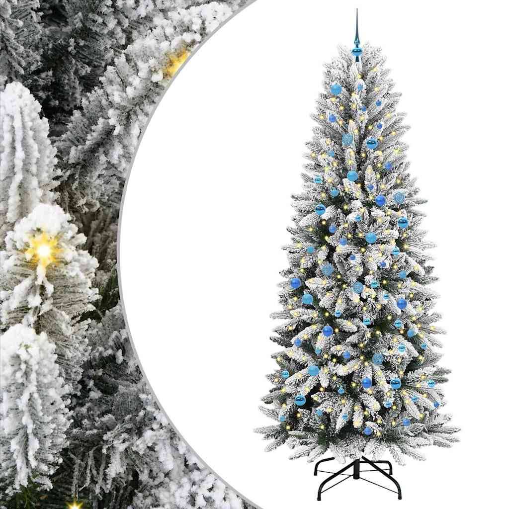 Sapin de Noël, Arbre de Noël artificiel avec 300 LED Blanc 93 x 93 x 240 cm u2021q - Imagen 1