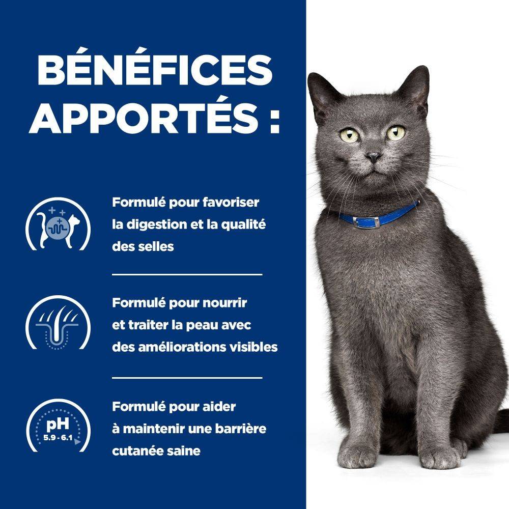 CROQUETTES CHAT ADULT PRESCRIPTION DIETS D/D FOOD SENSITIVITIES - HILL'S 1,5 kg - Image 3