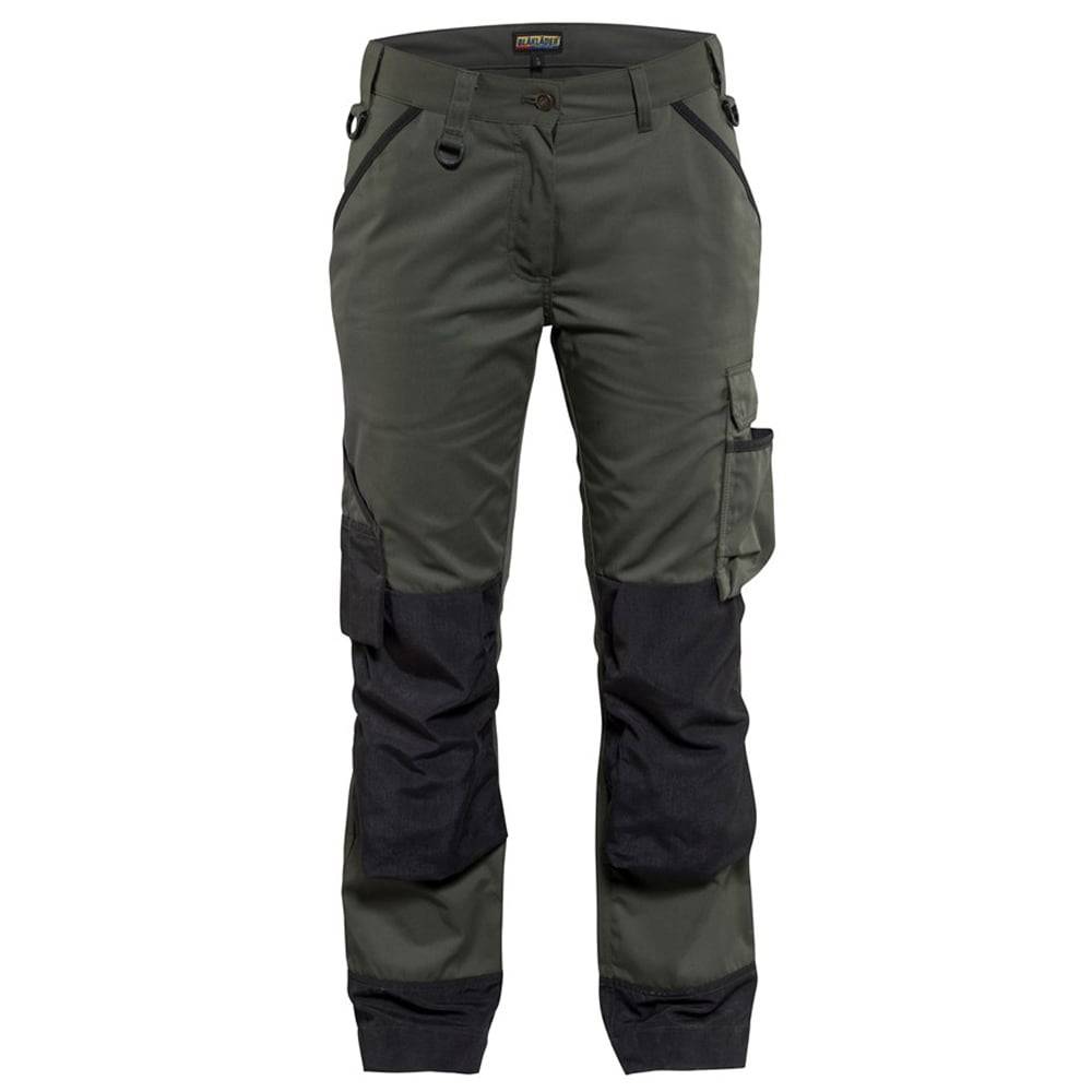 Pantalon de travail femme Blaklader paysagiste Vert Armée / Noir 38 - Image 1