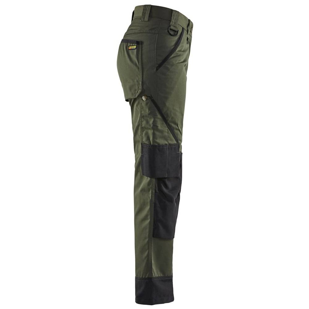 Pantalon de travail femme Blaklader paysagiste Vert Armée / Noir 38 - Image 4