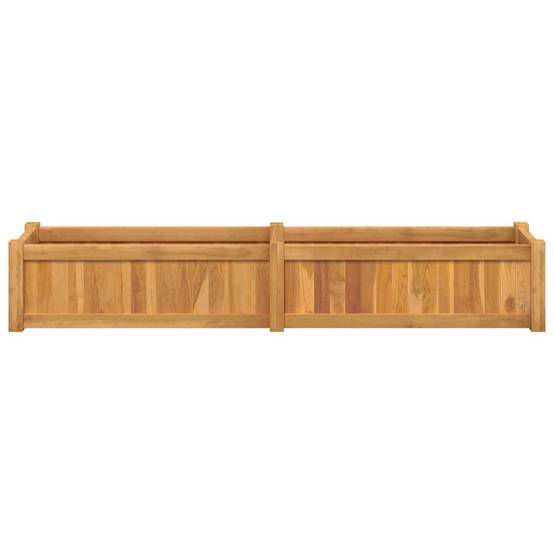 Jardinière | Lit surélevé 150x30x25 cm bois massif de teck - Image 4