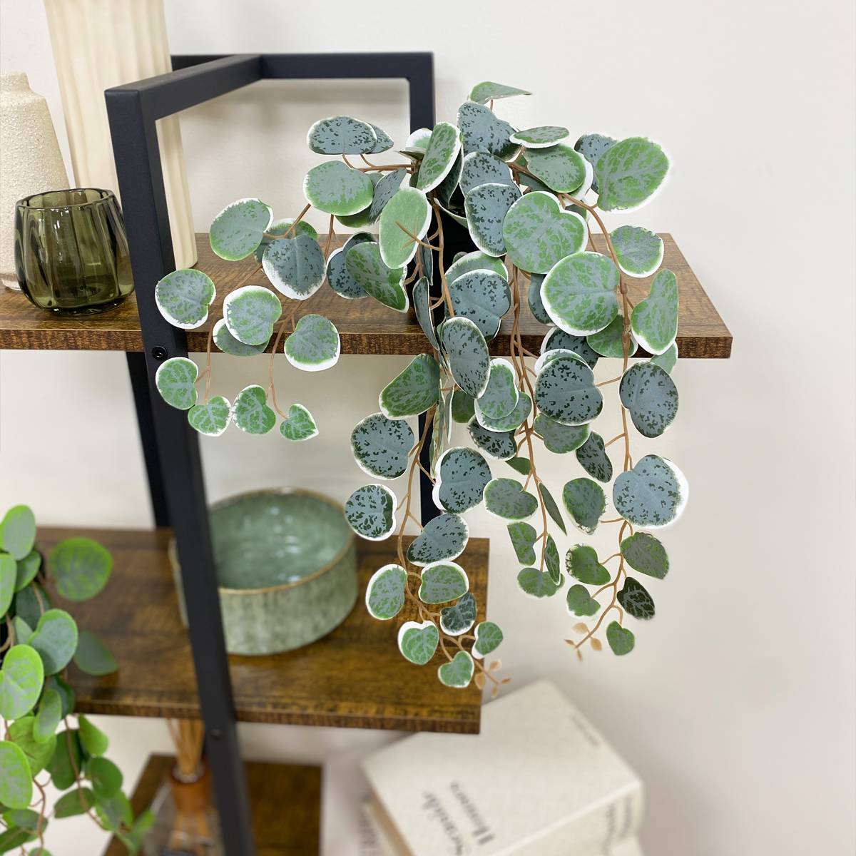 Ligne Deco - Eucalyptus artificiel retombant 40cm lot de 2 - Image 3