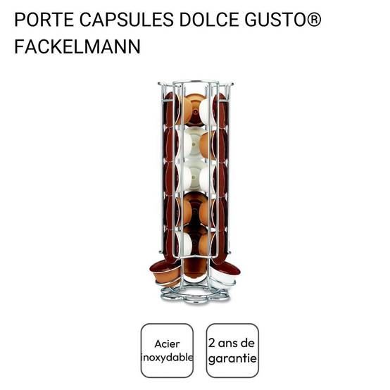 Ensemble à café avec porte capsules Dolce Gusto® et mousseur à lait Fackelmann - Image 5