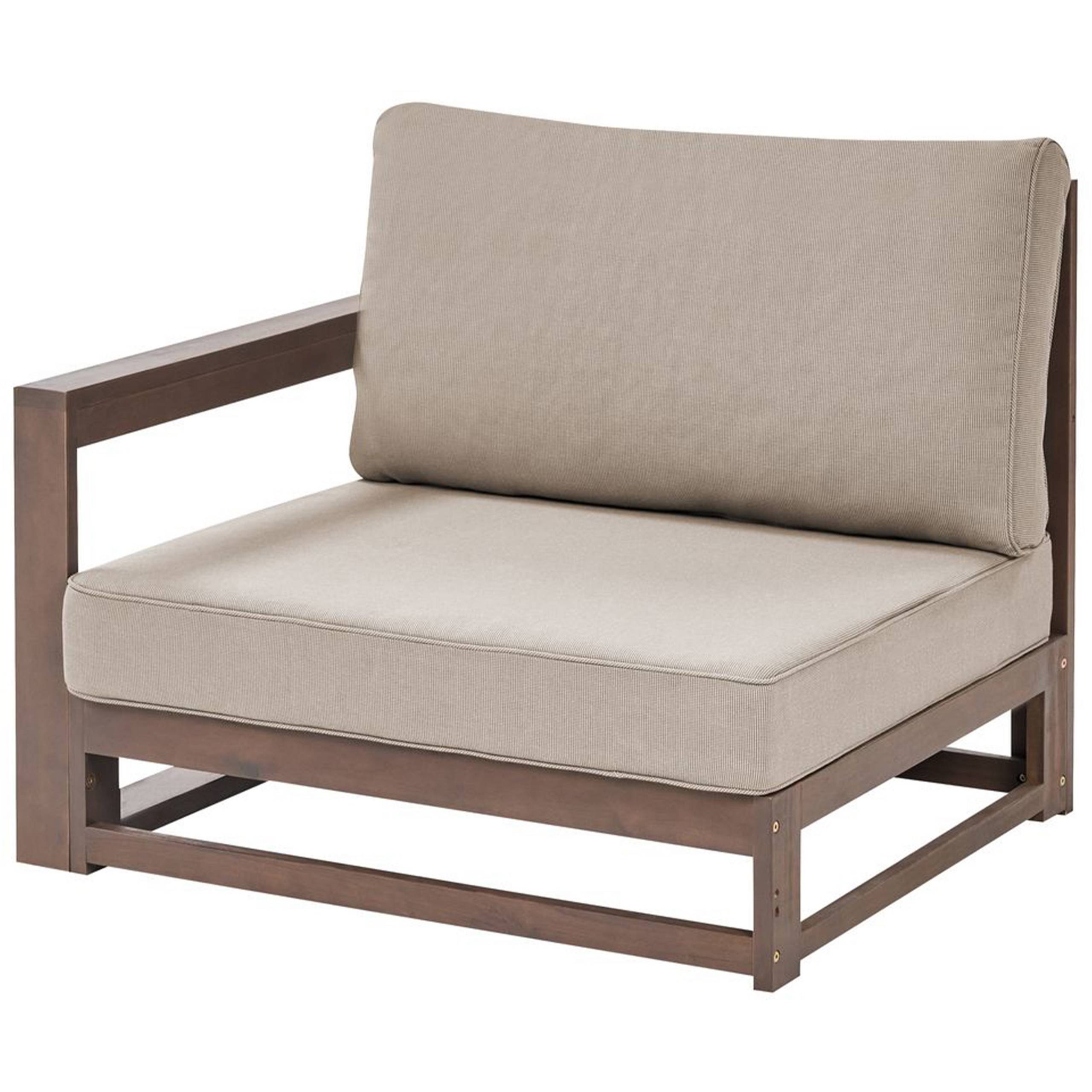 Beliani - Canapé de jardin, 2 Personnes Bois d'acacia certifié Marron foncé TIMOR - Beliani - Imagen 4