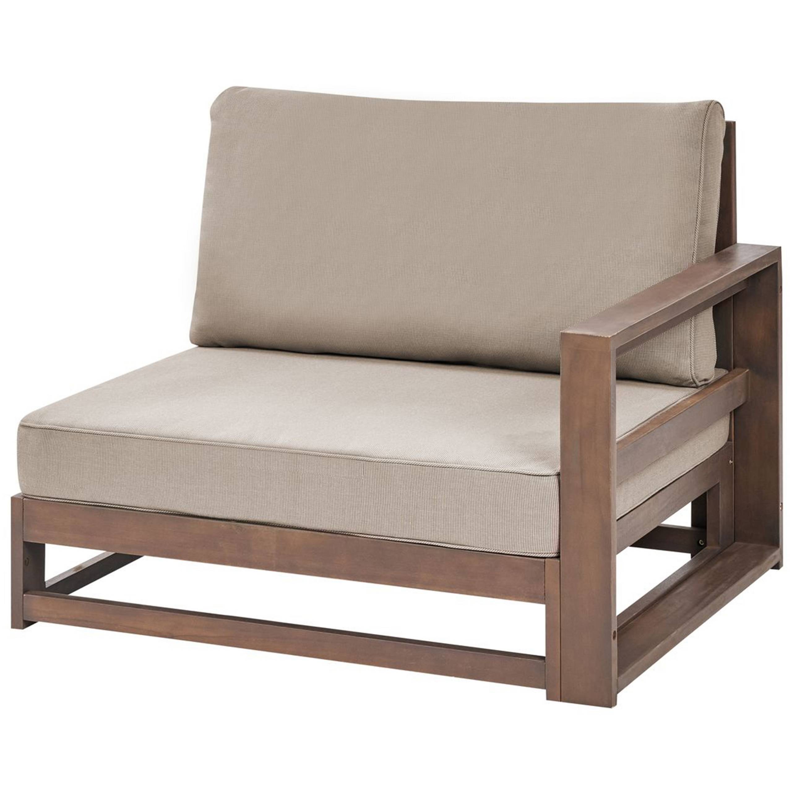 Beliani - Canapé de jardin, 2 Personnes Bois d'acacia certifié Marron foncé TIMOR - Beliani - Imagen 5