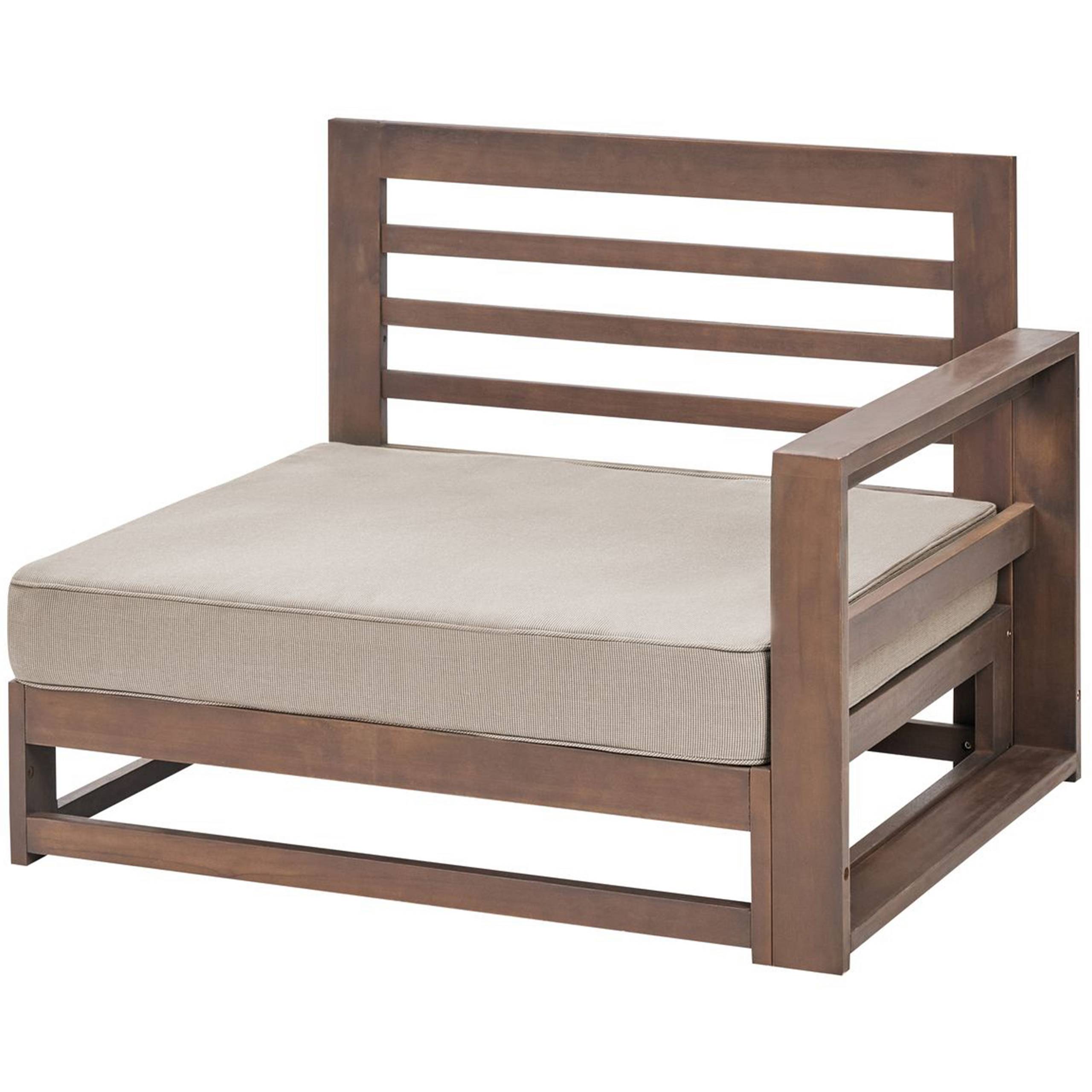 Beliani - Canapé de jardin, 2 Personnes Bois d'acacia certifié Marron foncé TIMOR - Beliani - Imagen 6