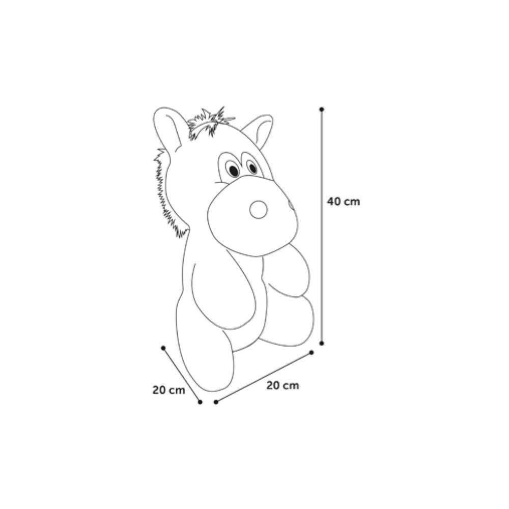 Flamingo - Peluche Henny Ane gris H40 cm pour chien - Imagen 2