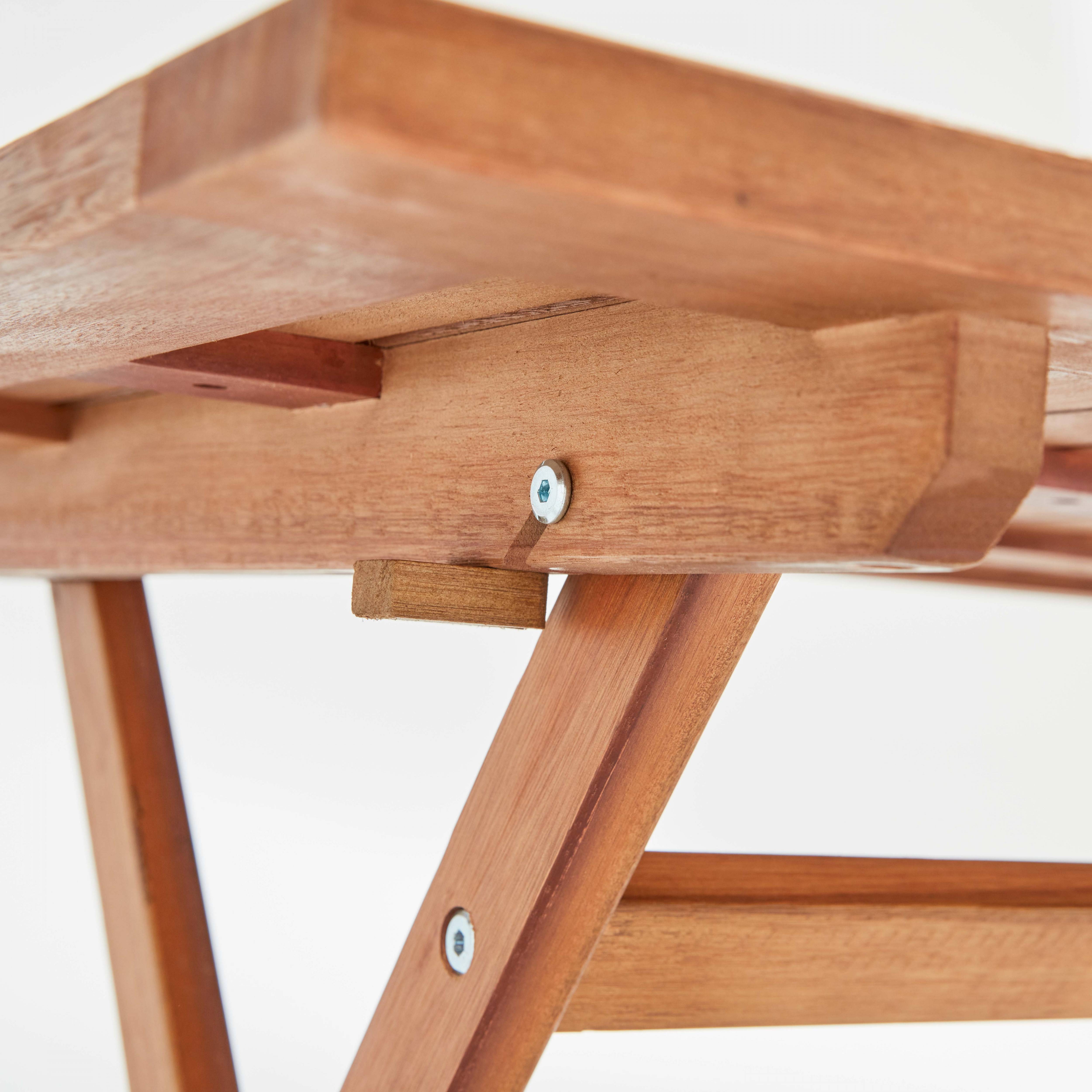 Oviala - Table de terrasse pliante en bois d'eucalyptus Sete - Oviala - Imagen 4