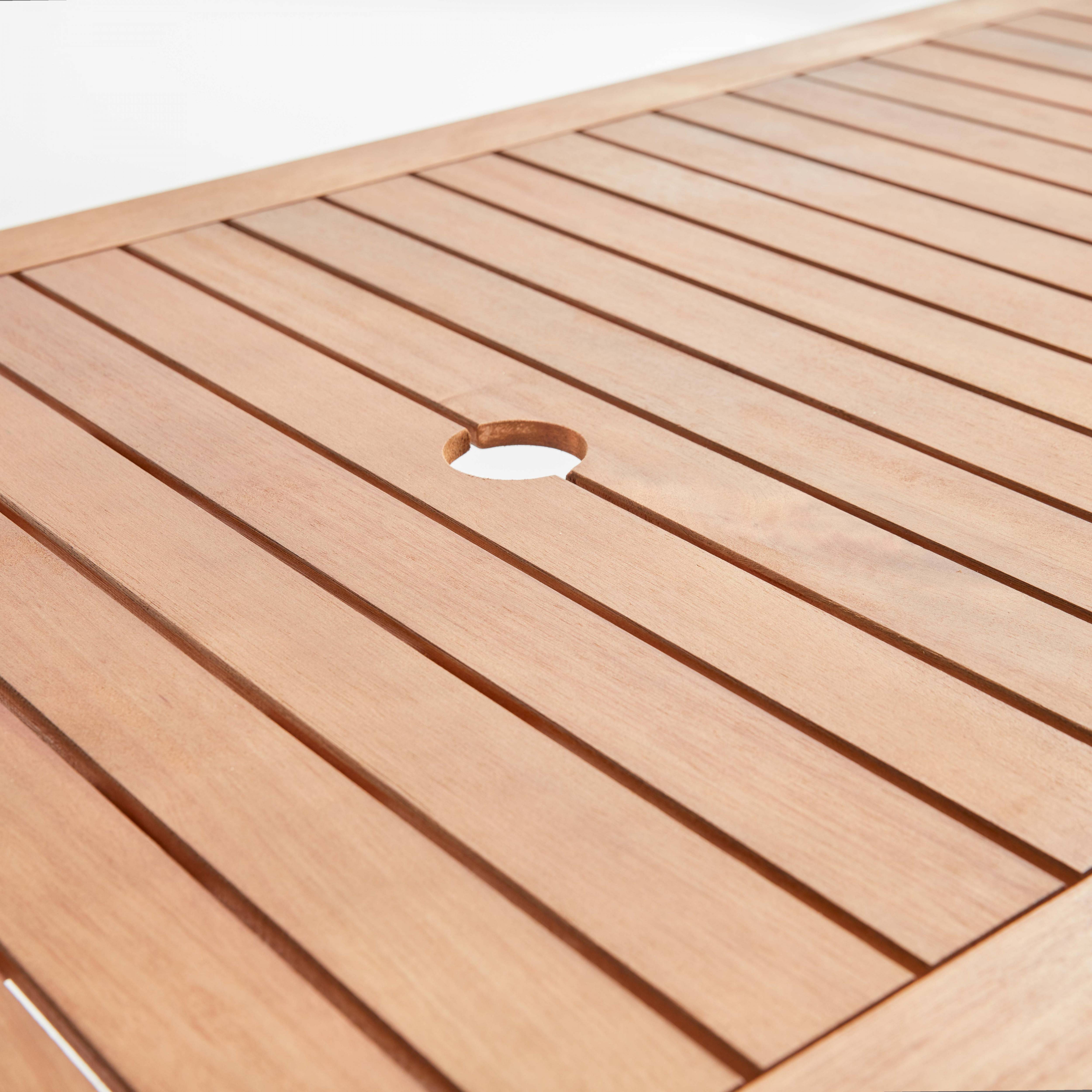Oviala - Table de terrasse pliante en bois d'eucalyptus Sete - Oviala - Imagen 5