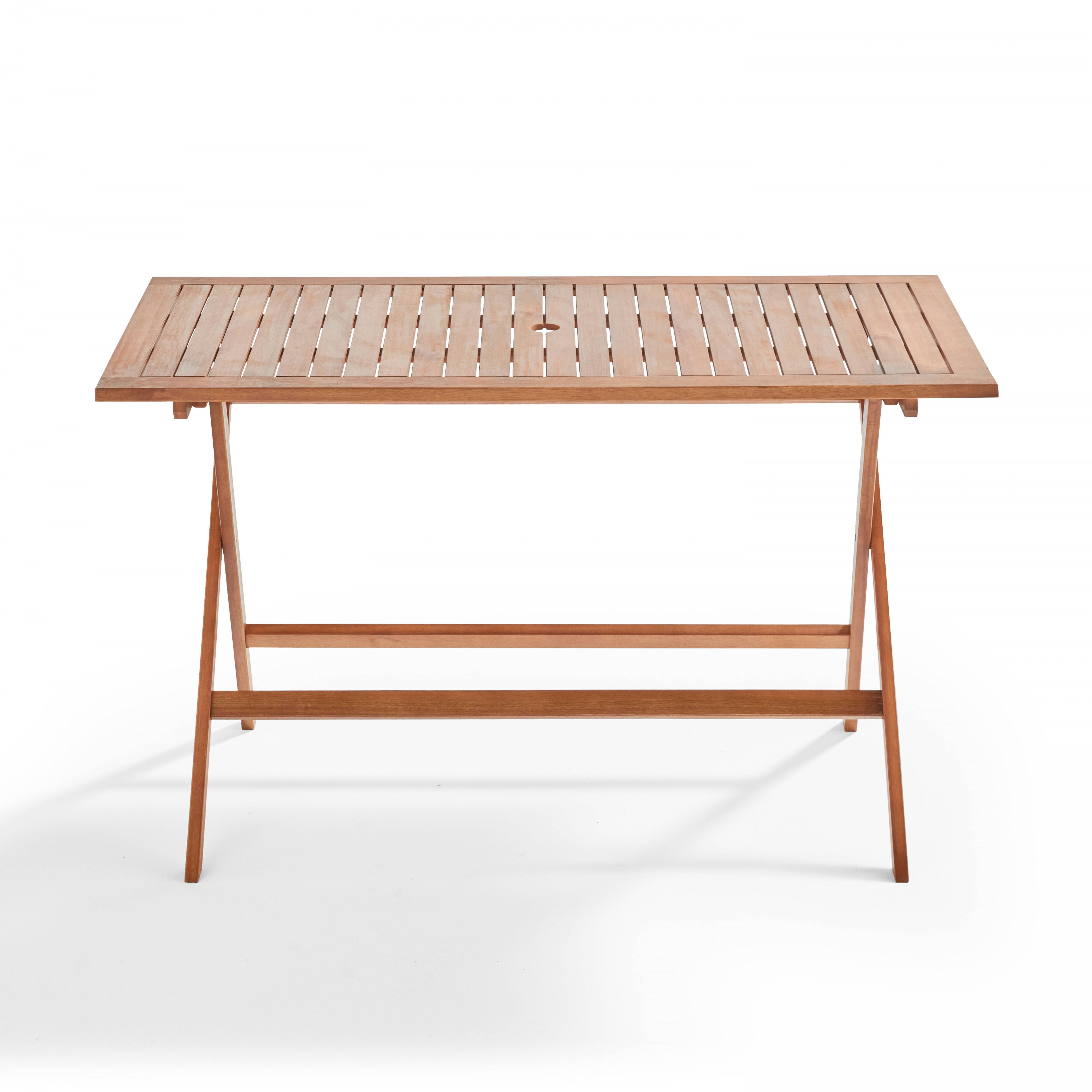 Oviala - Table de terrasse pliante en bois d'eucalyptus Sete - Oviala - Imagen 2