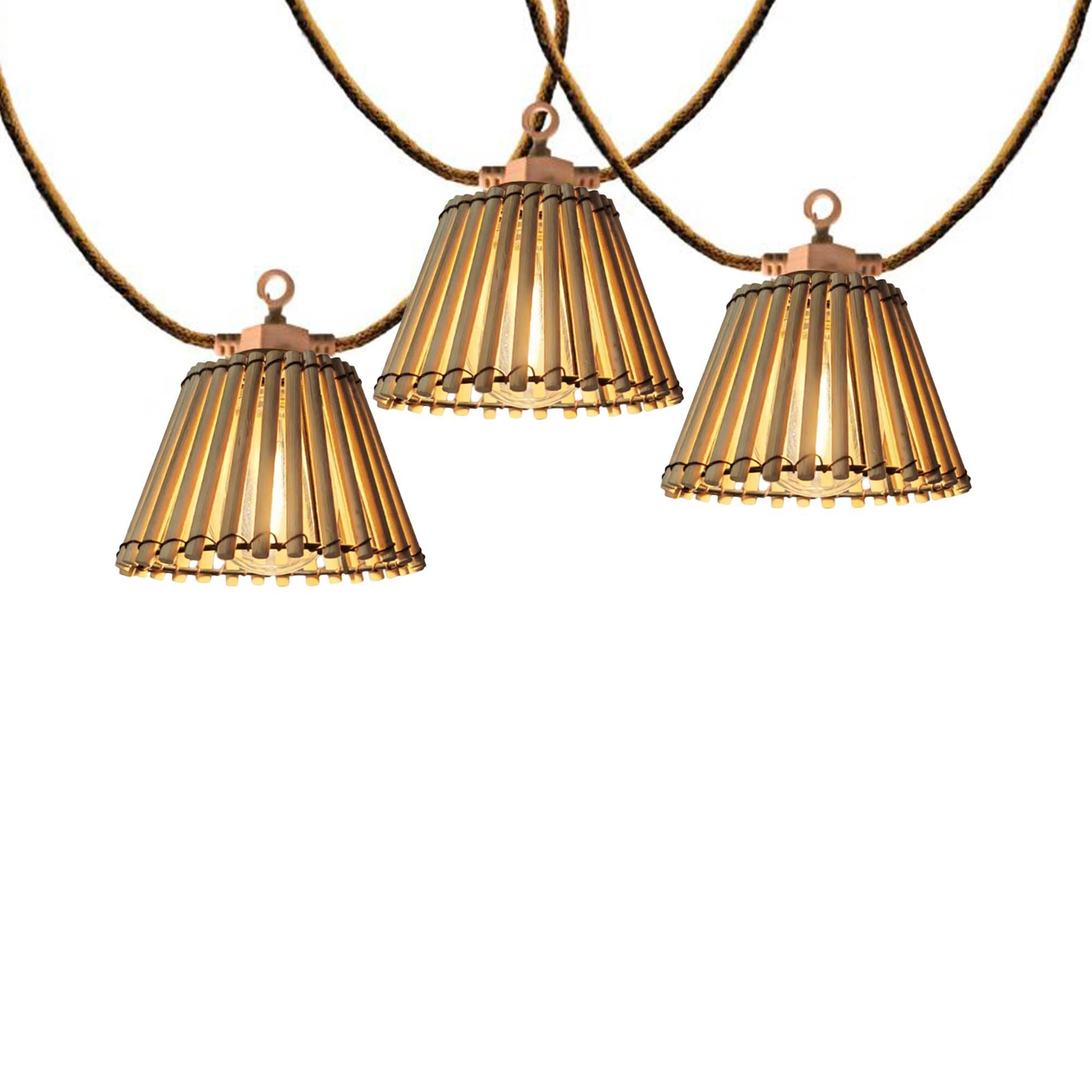 Lumisky - Guirlande solaire NATURA HYBRID 10 ampoules 8M - Imagen 1