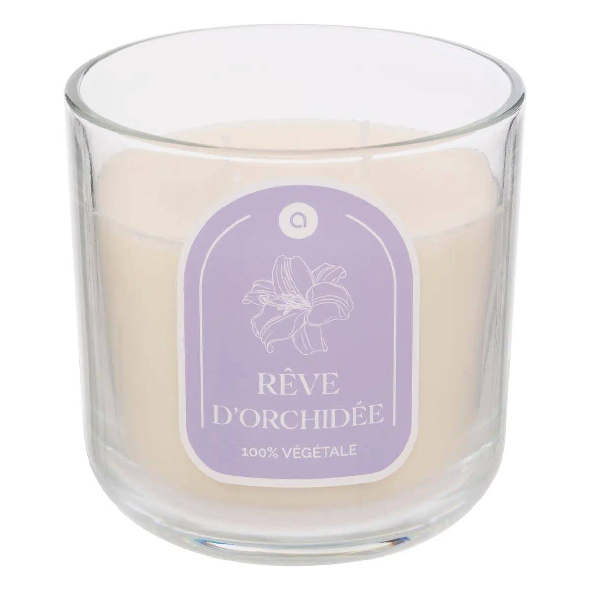 Bougie Parfumée en Verre "Floa" 350g Orchidée - Image 1