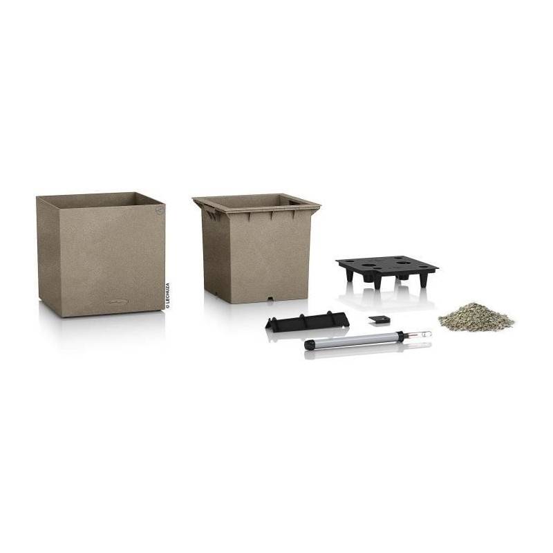 Lechuza - Lechuza Jardiniere Canto Color Square 40 All-in-one Beige 13721 - Imagen 2