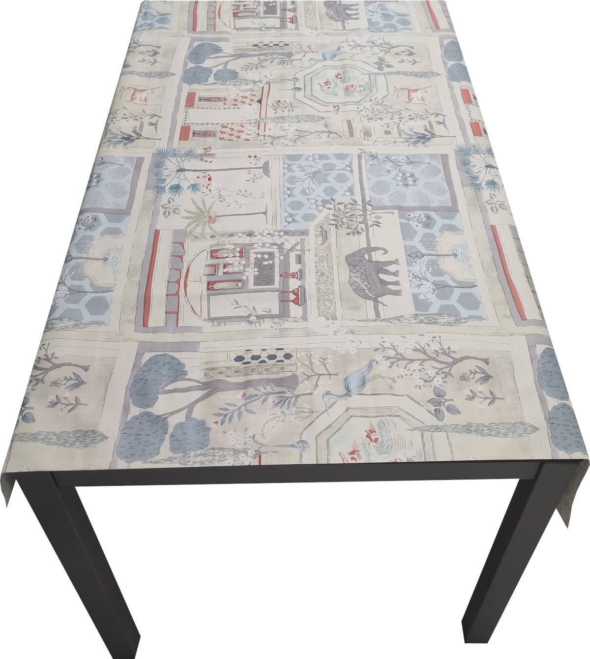 Nappe Composition PVC Base Polyester Anti-taches Jardin Taille 100X140 CM - Imagen 2