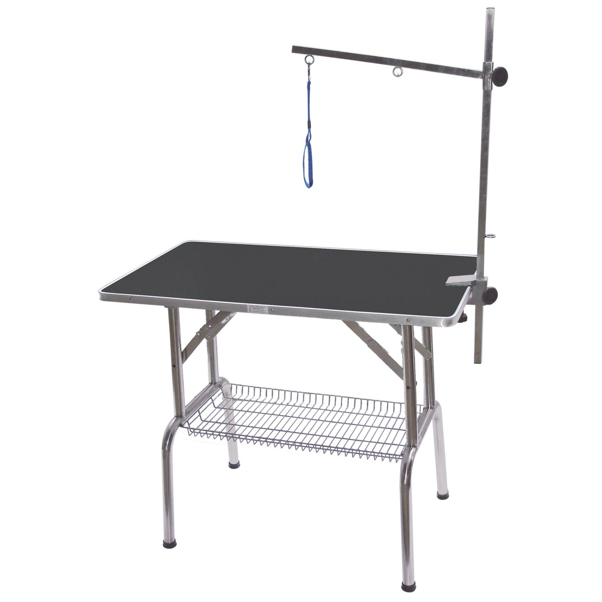 Phoenix Universal - Table pliante à potence simple avec roulette : Noire PHOENIX UNIVERSAL