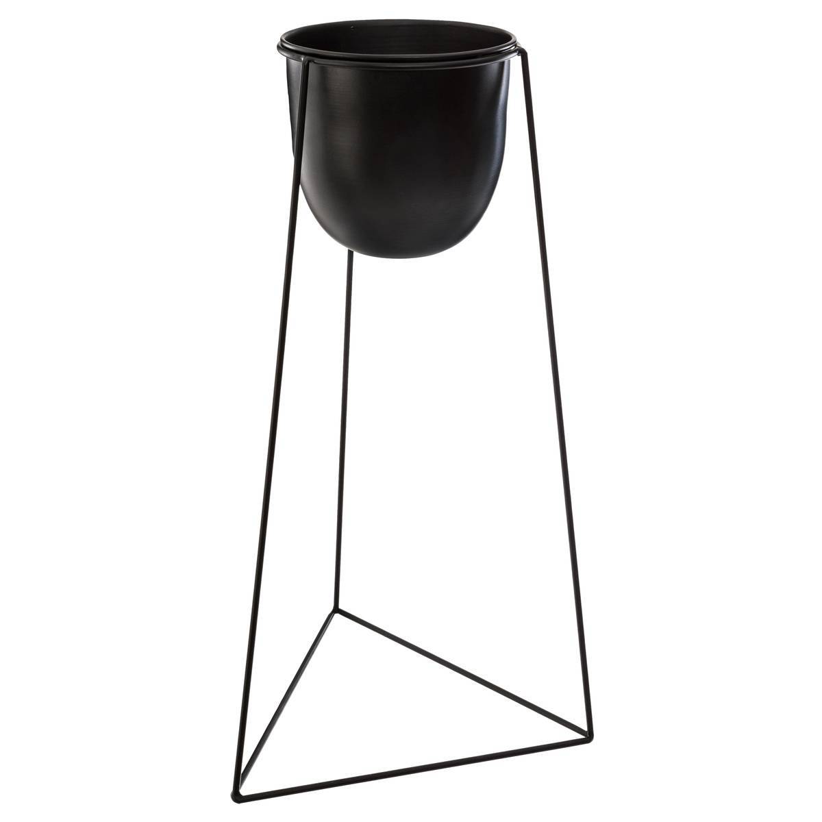 Atmosphera - Set de 2 pots métal noir - Atmosphera Créateur d'intérieur - Imagen 2