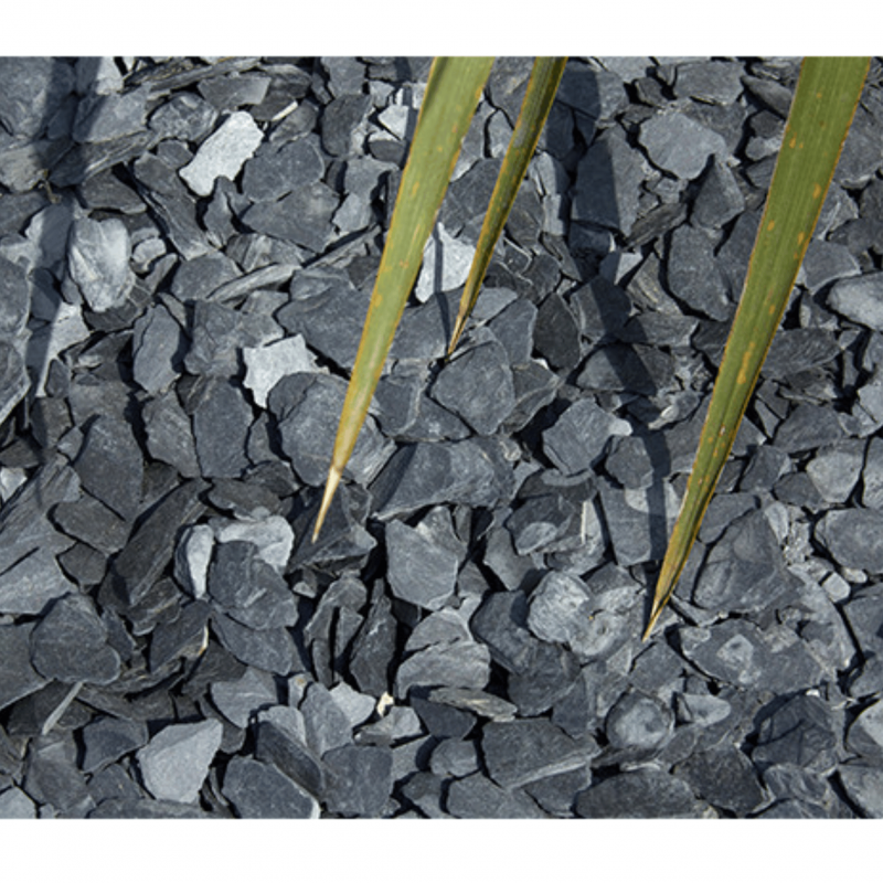 Jardinex - Ardoise Noire 10/40 mm - Big Bag 1T (13 m²) - Noir  - Jardinex - Image 9
