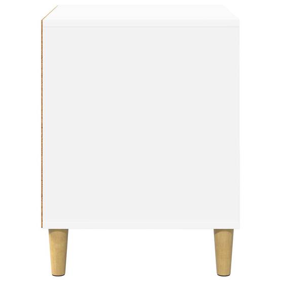 Maison pour chat bois d'ingénierie blanc 42.5 x 40 x 53 cm - PANGIVO - Image 6