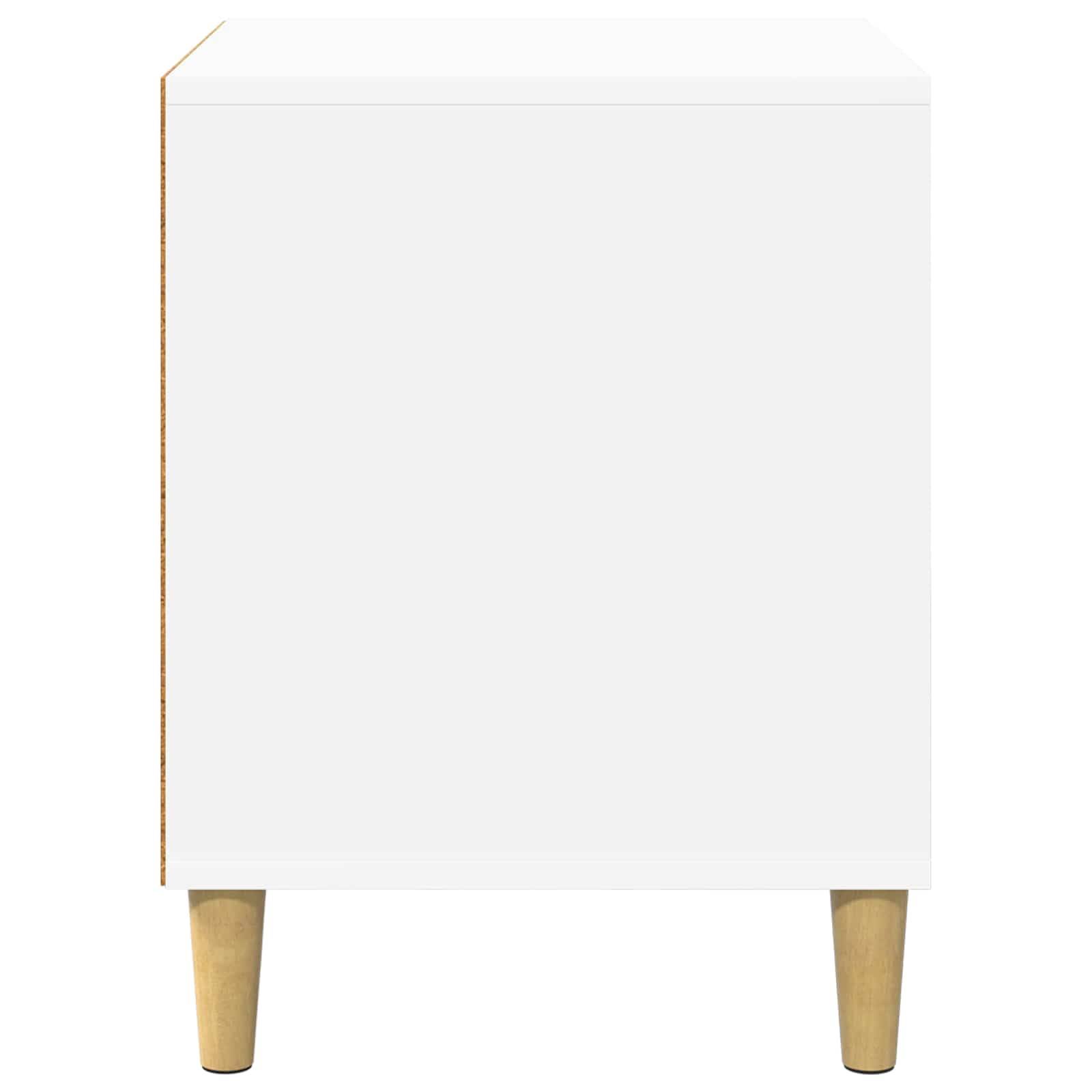 Maison pour chat bois d'ingénierie blanc 42.5 x 40 x 53 cm - PANGIVO - Image 6