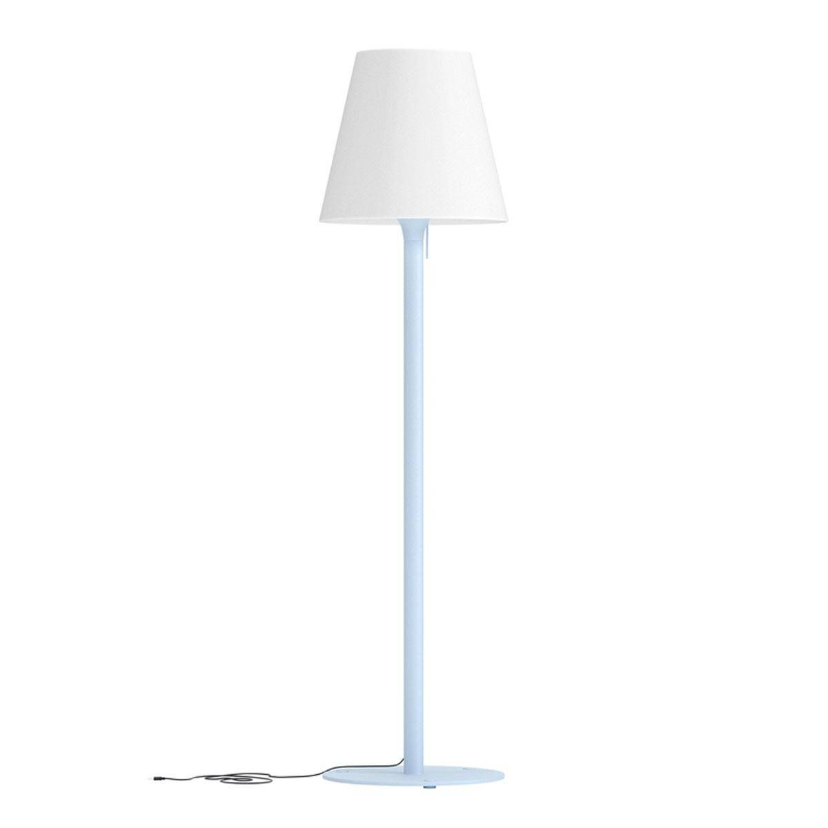 Paris Prix - Lampadaire d'Extérieur "Moris" 187cm Bleu & Beige