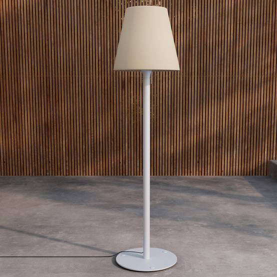 Paris Prix - Lampadaire d'Extérieur "Moris" 187cm Bleu & Beige - Image 2