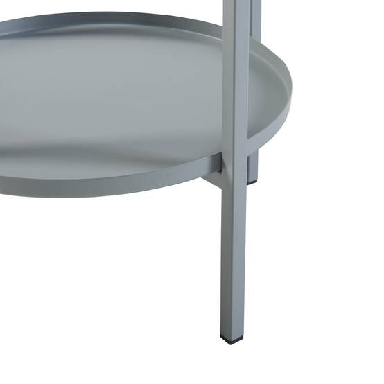 Porte-plantes style intemportel support 81 x 40 x 40 cm gris - Image 5