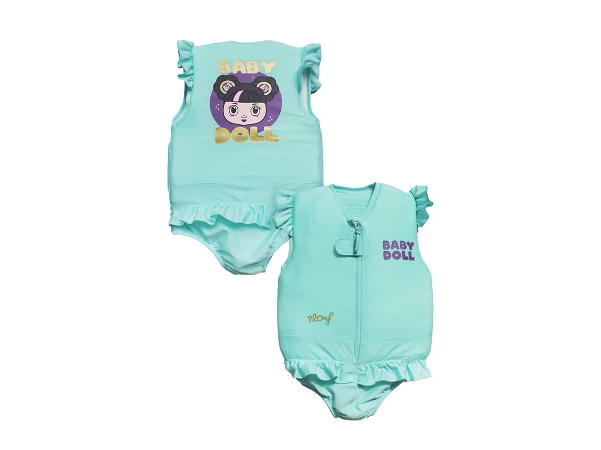 Plouf - Maillot de bain flottant fille Baby Doll Taille 6 - Plouf