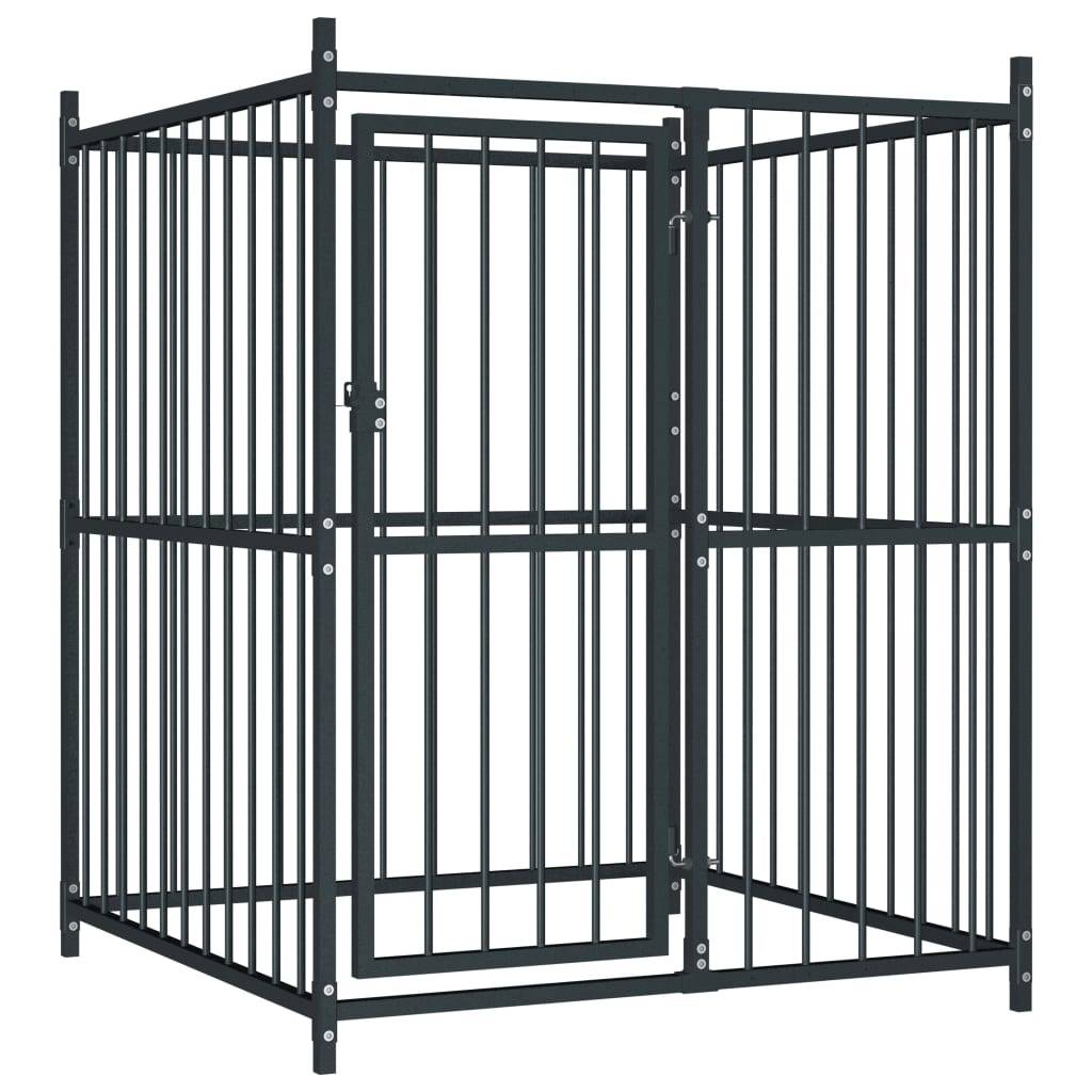 Vidaxl - Chenil extérieur pour chiens 120 x 120 x 150 cm vidaXL 145763 - Imagen 2