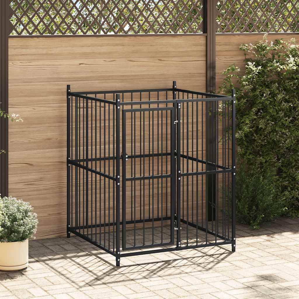 Vidaxl - Chenil extérieur pour chiens 120 x 120 x 150 cm vidaXL 145763 - Imagen 1