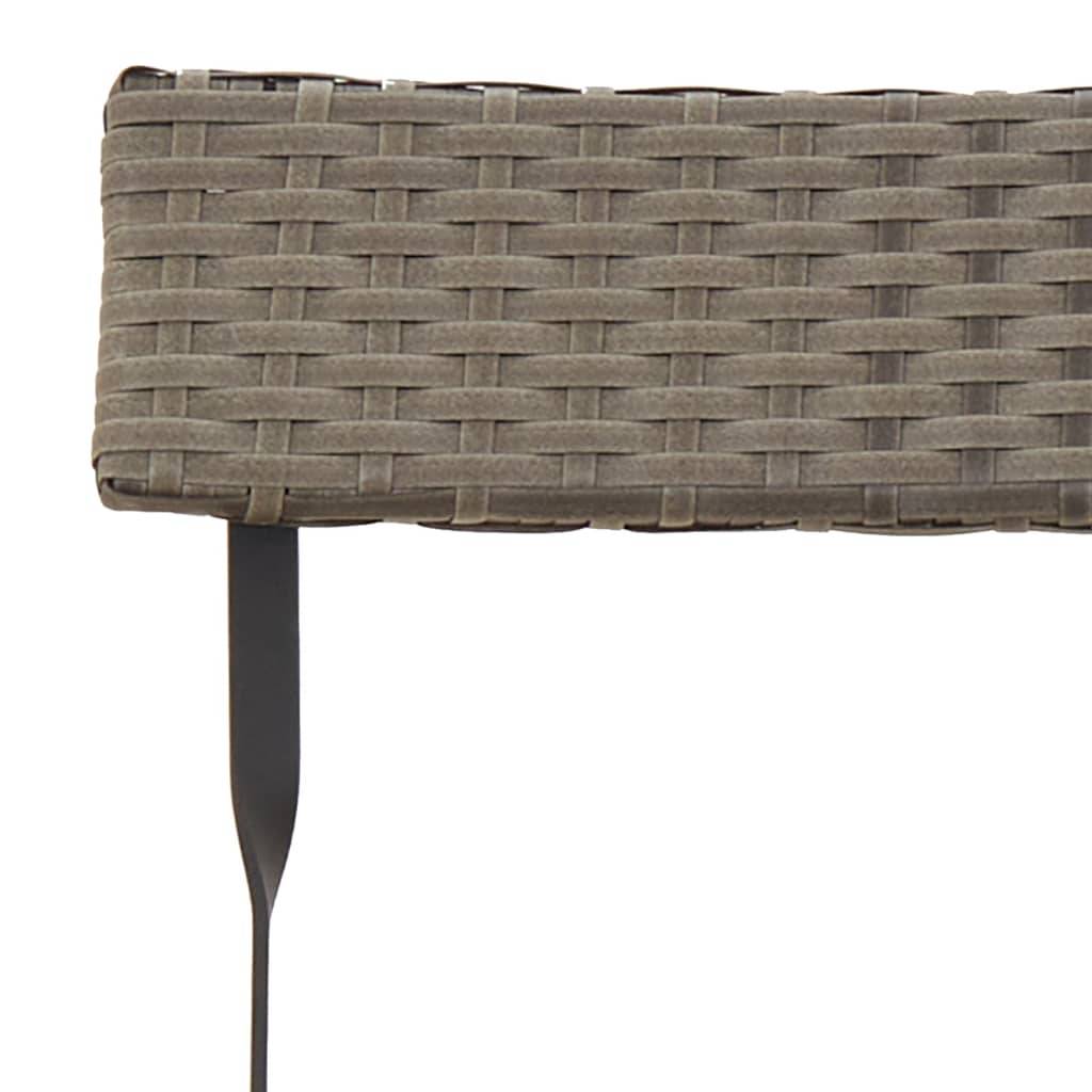 Prolenta Premium - Chaises de jardin rotin gris  40 x 45 x 79 cm  - Prolenta premium p378.6 - Image 8