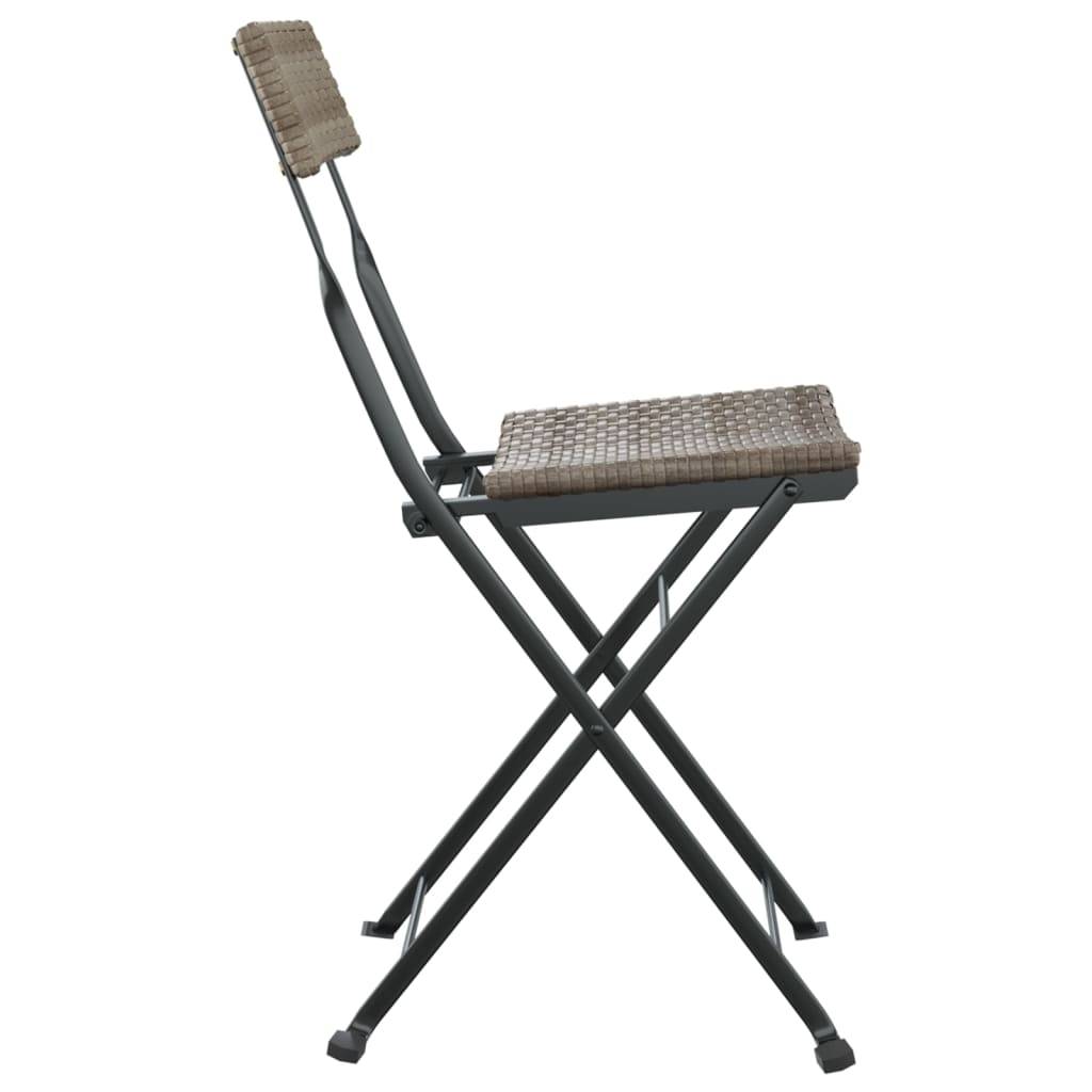 Prolenta Premium - Chaises de jardin rotin gris 40 x 45 x 79 cm - Prolenta premium p378.6 - Image 6