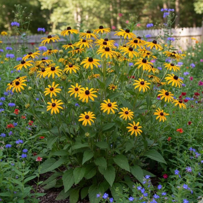 Rudbeckia lumineuse deamii à fleurs Jaune/Noir - feuillage Caduc - Godet - 5/20 cm - Imagen 1