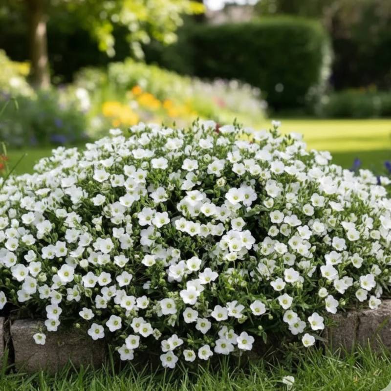 Sabline des montagnes à fleurs Blanche/ - feuillage Persistant - Godet - 5/20 cm