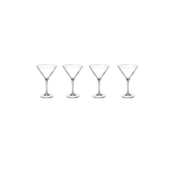 Lot de 4 Verres à Pied "Cocktail" 30cl Transparent - Image 1