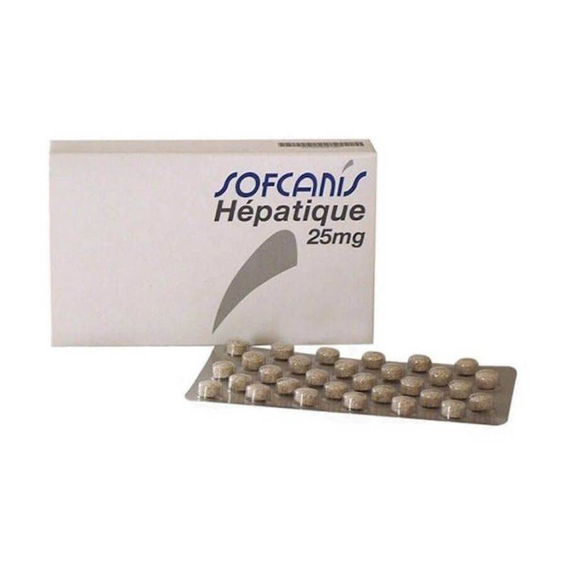 SOFCANIS HEPATIQUE 25 MG - MOUREAU 60 comprimés