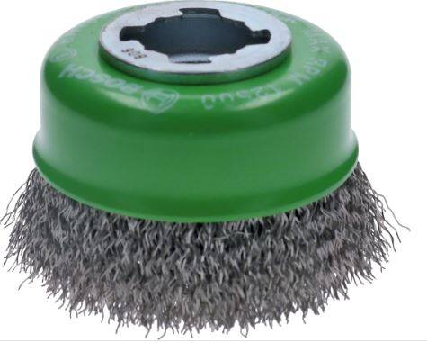 Bosch Professional - Brosse boisseau inox X-Lock BOSCH Ø75 Fil 0.30 mm - 2608620728