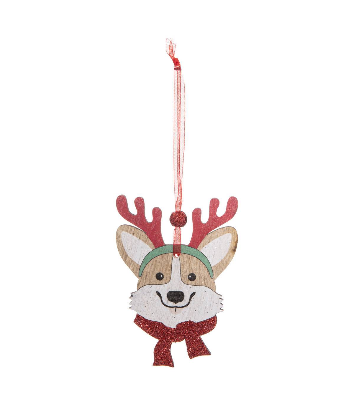 Sujet de Noël en Bois Kit 4 pièces Autour du Chien - Image 3
